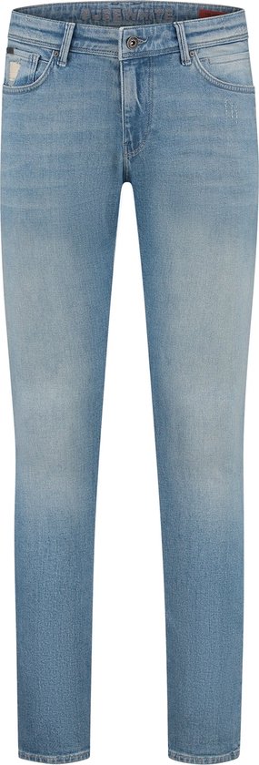 Purewhite - Jone Skinny Fit Heren Skinny Fit Jeans - Blauw