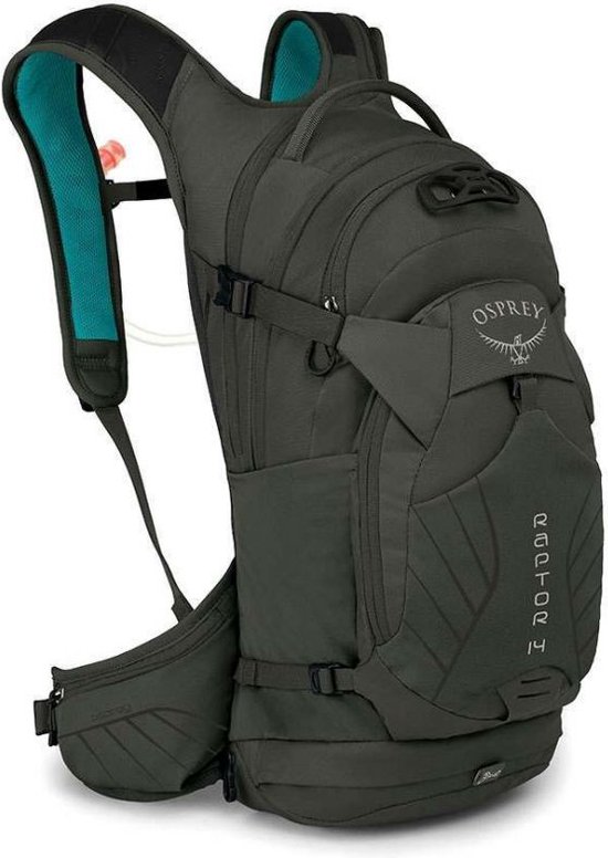Osprey Raptor 14 heren Hydration Pack met 2,5 liter hydraulische LT-reservoir.