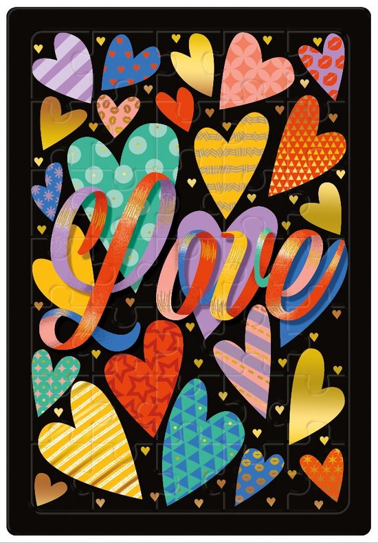 Puzzel Wenskaart Love