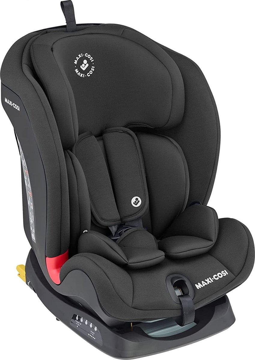 Maxi-Cosi Titan Baby Child Car Seat, Group 1/2/3, ISOFIX, Adjustable and Tilting Car Seat, from 9 Months to 12 Years, 9 to 36 kg, Basic Black (Black)