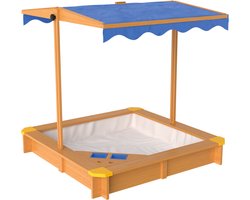Playtive Zandbak met dak 118 x 118 cm