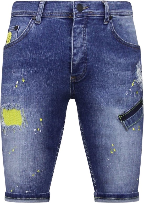 Exclusieve Spijker Korte Broek Heren- 1046 - Blauw