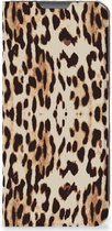 Smartphone Hoesje OPPO A77 5G | A57 5G Book Cover Leopard