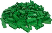 100 Bouwstenen 1x4 | Groen | Compatibel met Lego Classic | Keuze uit vele kleuren | SmallBricks