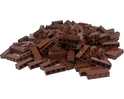 foto van 100 Bouwstenen 1x4 | Bruin | Compatibel met Lego Classic | Keuze uit vele kleuren | SmallBricks
