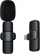 DrPhone PX Lite - Microphone sans fil Lavalier Lightning - Microphone d'enregistrement Audio vidéo portable - Technologie de réduction du bruit - Zwart