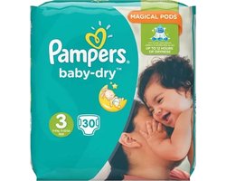 Pampers Baby Dry Luiers Maat 3 - 30 Luiers