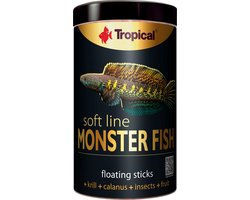 Tropical Monster Fish - Soft line - 1 Liter - Vissenvoer - Visvoer voor grote vissen