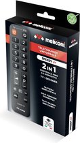 Meliconi Speedy 2+ afstandsbediening IR Draadloos TV, Tv-tuner, TV set-topbox Drukknopen