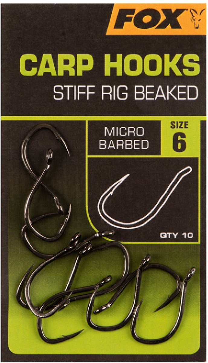Fox Stiff Rig Beaked - maat 6