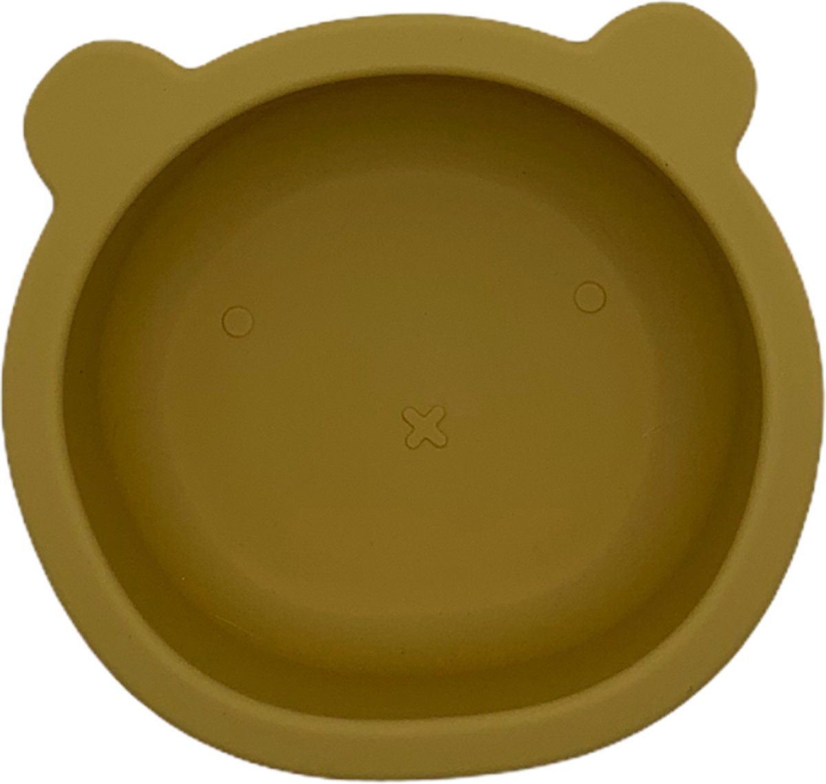 Goedkoopste Lonnie - Siliconen Servies - Kinderservies - Set van 4 Kommetjes - Beer - Mosterd