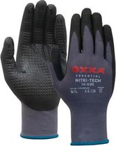 OXXA Nitri-Tech 14-695 handschoen 7 / S Oxxa - Zwart/grijs - Nitril - Gebreid manchet - EN 388:2016