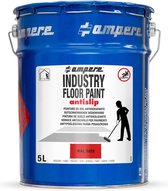 Traffic industry antislip floor paint markeerverf, rood 5 liter