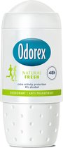 Bol.com Odorex Natural Fresh Deoroller - Voordeelverpakking - Unisex - 6x 50ml aanbieding