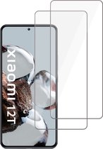 2x Geschikt voor Xiaomi 12T Screenprotector - Geschikt voor Xiaomi 12T Beschermglas Screen Protector 9H Glas