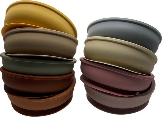 Béaba Set Repas Silicone Avec Ventouse Anti-Dérapant Assiette/Bol/Verre