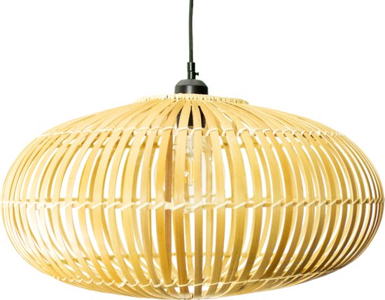 Bamboe Hanglamp - Handgemaakt - Naturel - Ø50 cm
