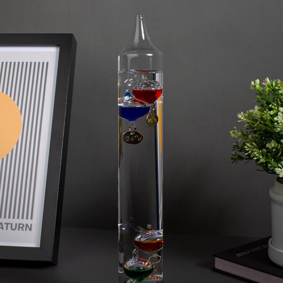 Ingenious Gifting - Galileo Galilei Thermometer - 38cm Hoog