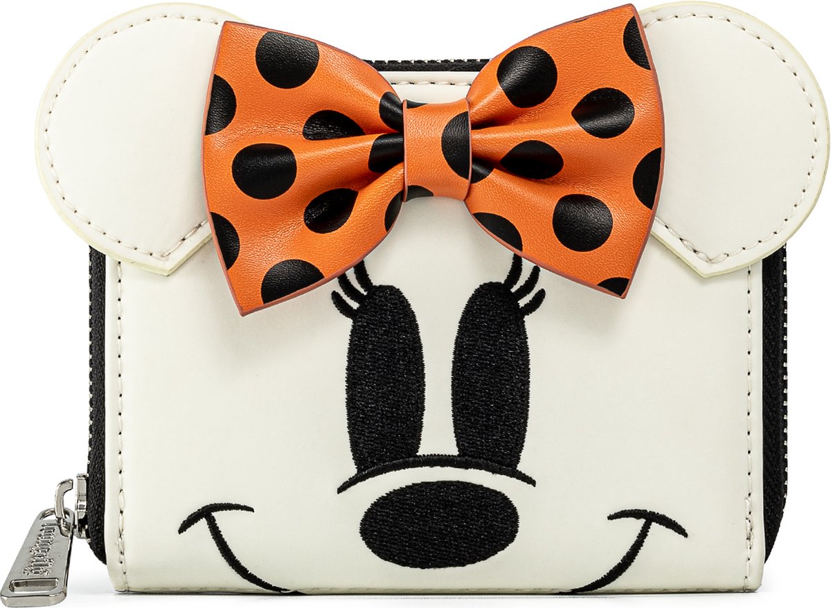 Loungefly: Disney - Spook Minnie Mouse Gloed in het Donker Cosplay Ritssluiting Portemonnee