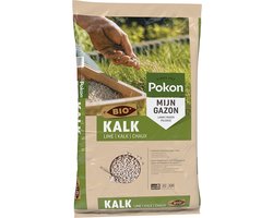 Pokon Bio Kalk - 20kg - Kalk gazon - Voor 200m² - Voor een betere Bodemstructuur