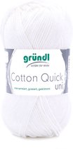 Gründl Cotton Quick Uni | Wit | 5 bollen | kleur: 01
