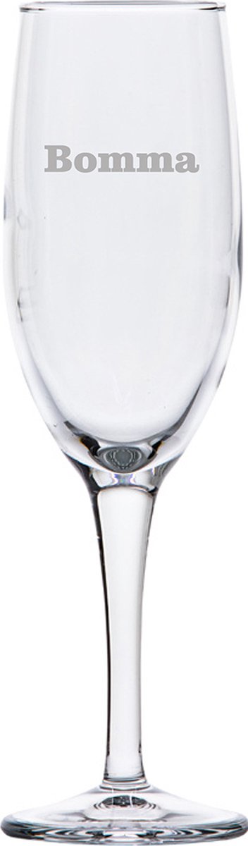 Champagneglas gegraveerd - 16,5cl - Bomma