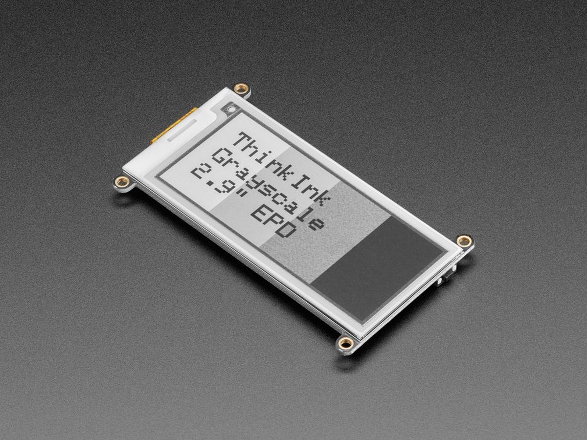 2.9inch Grayscale eInk / ePaper Display FeatherWing - 4 Level Grayscale Adafruit 4777