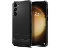 Spigen Rugged Armor Hoesje Geschikt voor Samsung Galaxy S23 Back Cover Zwart