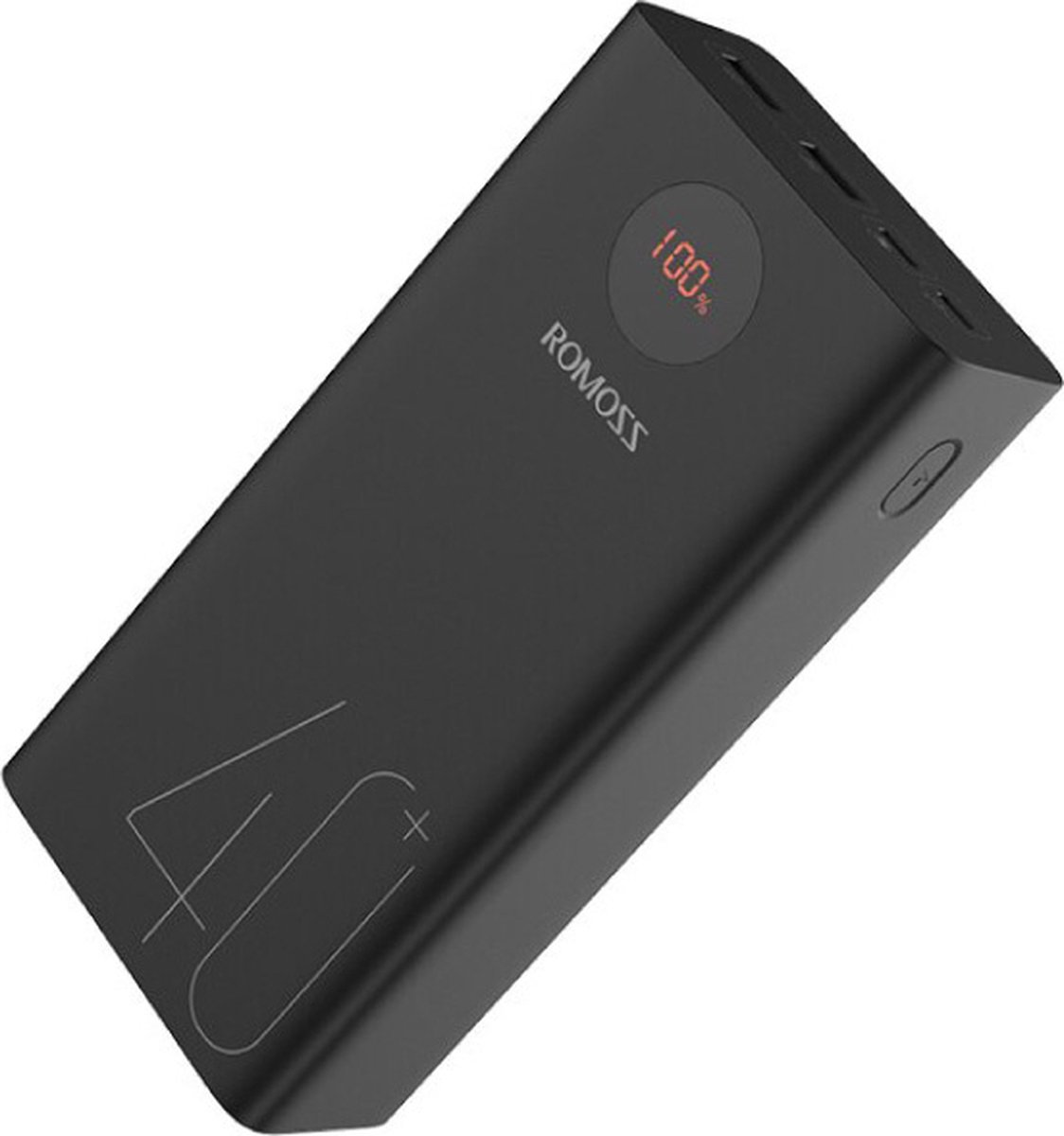 Romoss 40000mAh Power Bank - 22.5W Snelle Lading - PD20W & QC18W - Draagbare Oplader - USB-C - Ultra Hoge Capaciteit - Voor Overal Opladen - Mobiel, Tablet, Laptop - Intelligente Bescherming