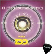 Dadi Gitaarsnaren voor Elektrische gitaar | 009-042 | Super Light | Met Specter Plectrum