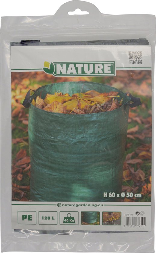 Nature - Tuinafvalzak - Multifunctioneel - 120L - met stevige handvatten van Nature — afbeelding 5