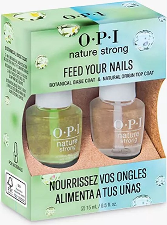OPI Nature Strong Botanical Base coat & Natural Origin Top Coat Feed