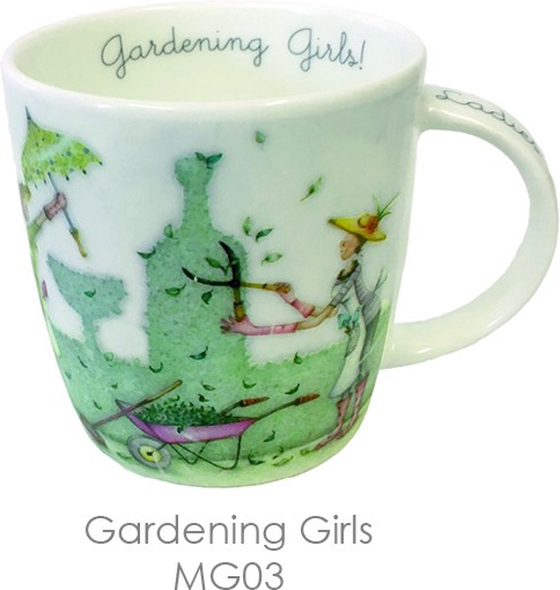 Mok 380 ml - Gardening Girl - Berni Parker
