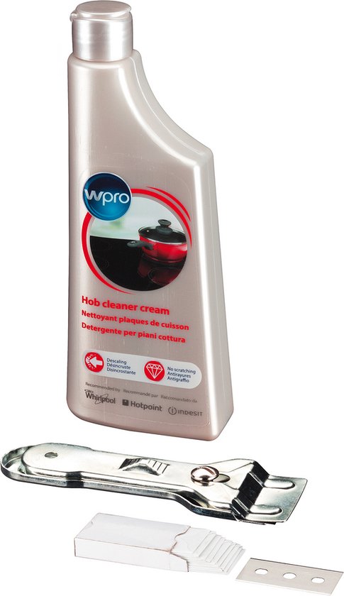 Wpro - Set Vitro Clean - 1 crème (250ml) + 1 grattoir + 10 lames