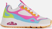 Skechers Sneakers wit Textiel - Dames - Maat 38