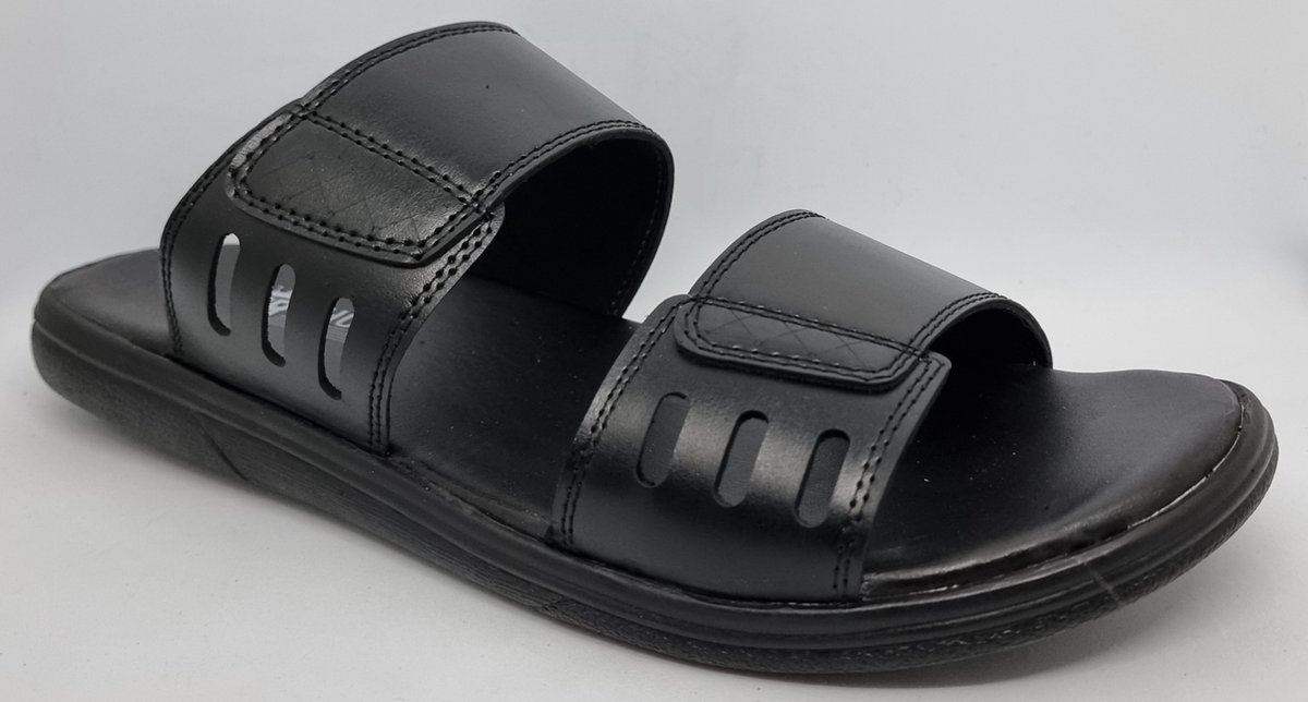 Jomos Slipper in Übergrößen Schwarz 418201 35 000 große Herrenschuhe