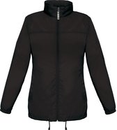 Windjas 'Sirocco Women Windbreaker' B&C Collectie maat S Zwart