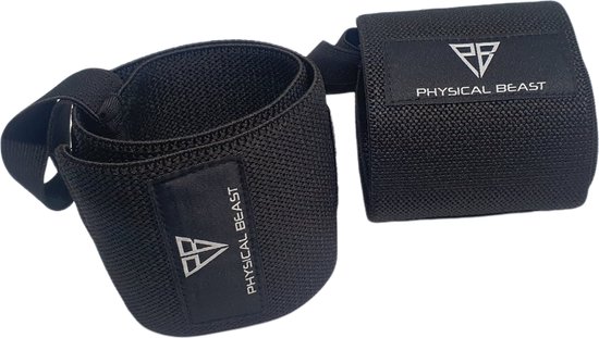 Foto: Physical beast wrist wraps polsbandjes polsbescherming 1 paar fitness crossfit wrist wraps polsbrace one size zwart