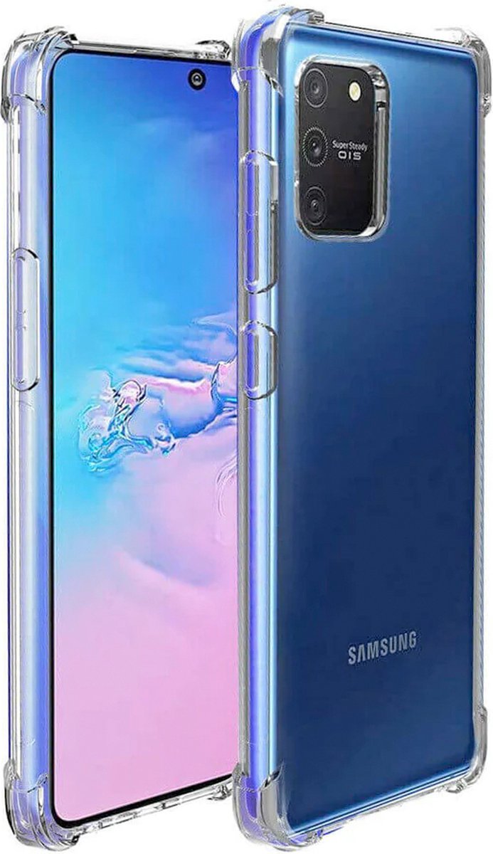 Samsung S10 Lite Hoesje Transparant Shock Proof Siliconen Hoes Case Cover - Samsung Galaxy S10 Lite Hoesje