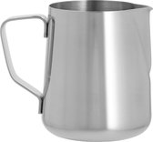 Krumble Pot à Lait - Acier Inoxydable - Argent - Pichets à lait - Pot à Lait - Pot à Lait - Mousse De Lait - Transparent - 6 x 11 x 9,5 cm
