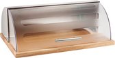 Kinghoff 3210 - Boîte à pain - bambou / acrylique - 39 x 28,5 x 15 cm