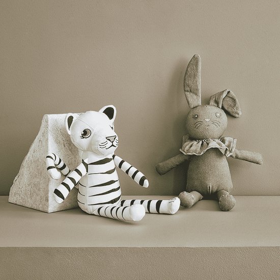Elodie Snuggle - Knuffel - Knuffels - Knuffel tijger - White Tiger Walter van Elodie — afbeelding 3