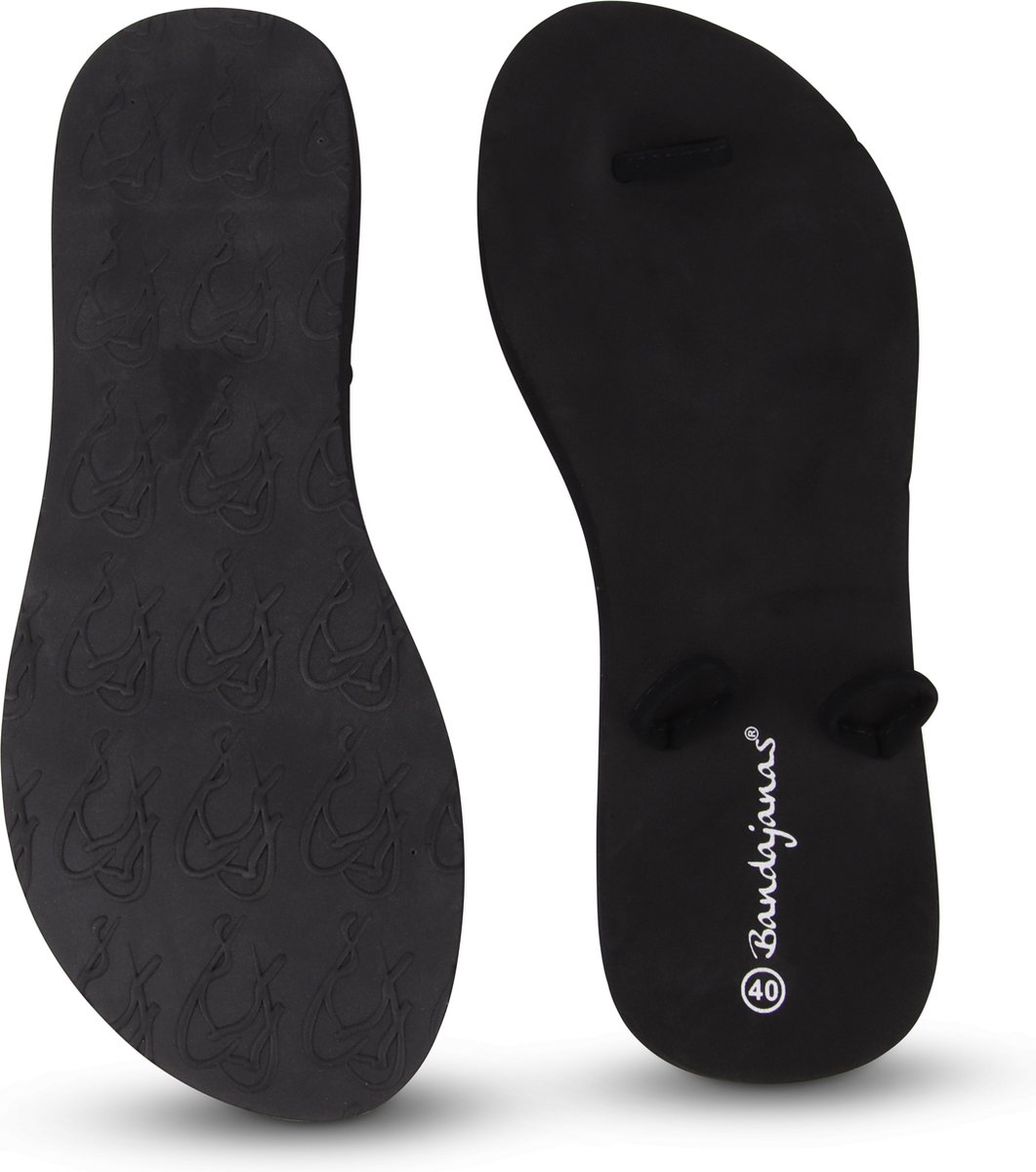 Bandajanas slippers, laag, zwart - Maat 41