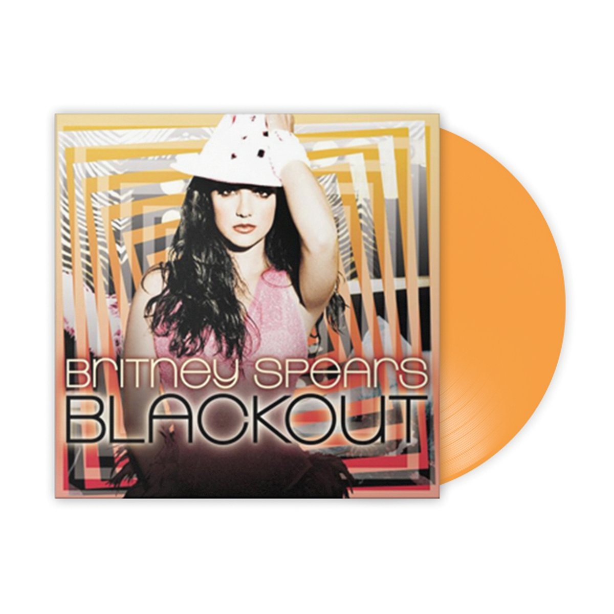 Britney Spears Blackout - Oranje vinyl LP met Gimme More en Piece