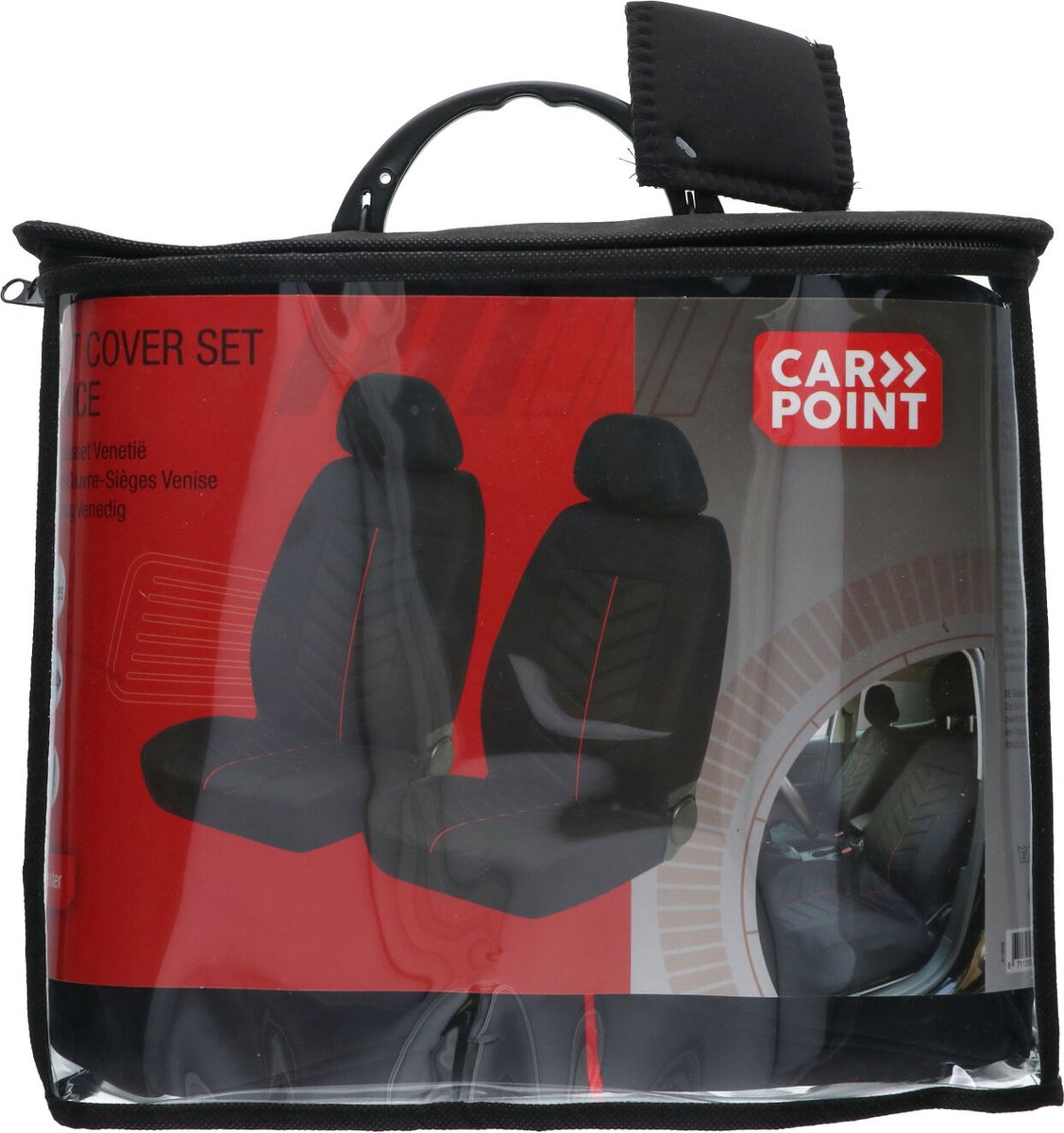Carpoint Stoelhoesset Voor Venetië 4-Delig - Stoelhoezen voor auto - 2 stuks – foto 5