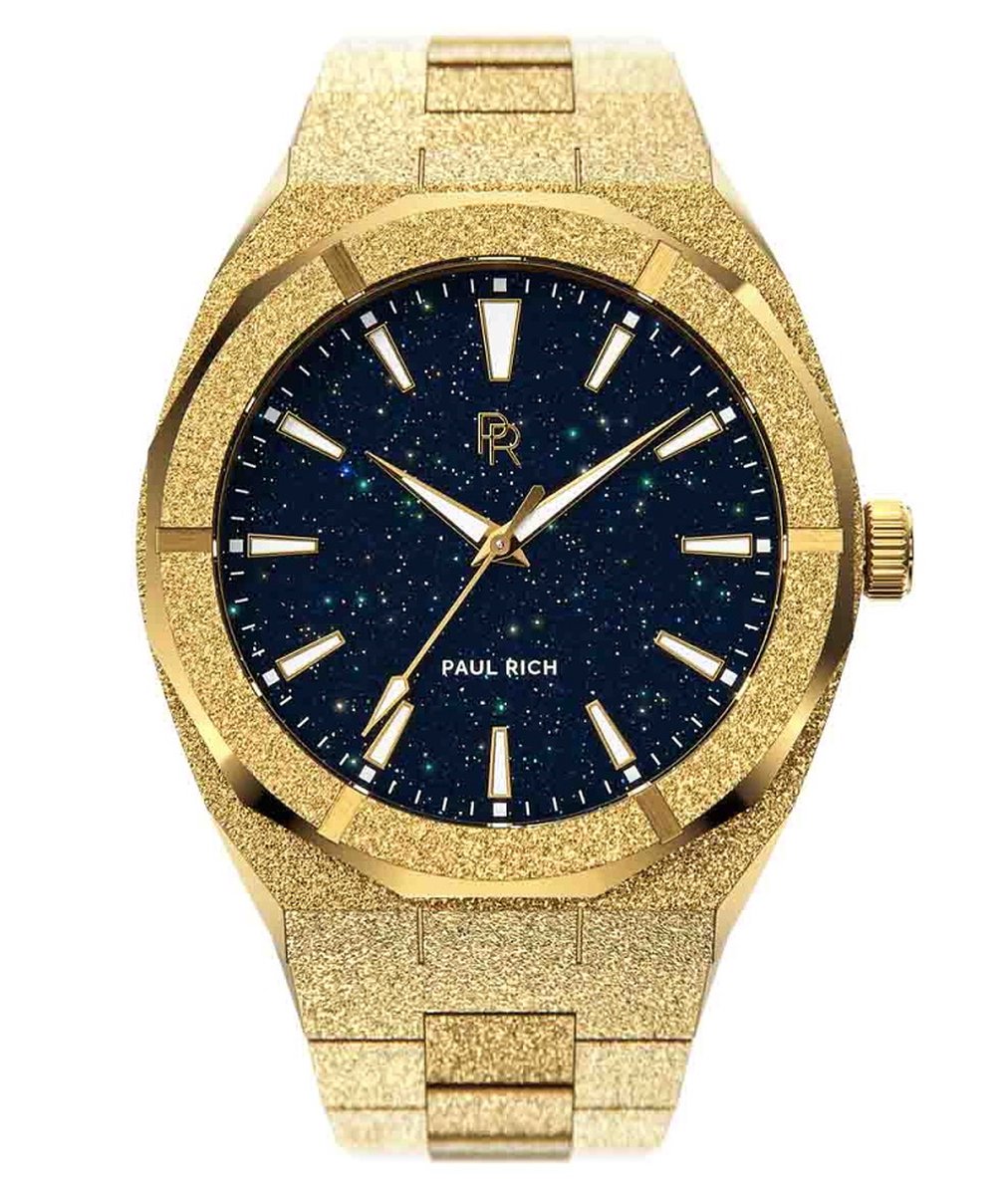 Paul Rich Frosted Star Dust Gold FSD02 horloge 45 mm