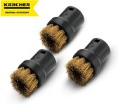 Kit brosse Karcher pour nettoyeur vapeur easyfix SC1 - SC2 - SC3 - SC4 - SC5 - laiton - 28630610