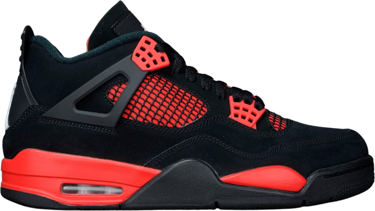 Nike Air Jordan 4 Retro Thunder Sneakers Unisex 016 Rood