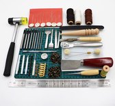 Leer Reparatie Set – Leer Reparatie 43 Stuks – Leder Reparatie - Complete Set - Voor Beginners & Gevorderden
