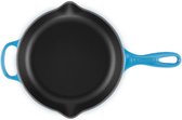 Le Creuset Skillet Signature Azure ø 23 cm - Geëmailleerde anti-aanbaklaag